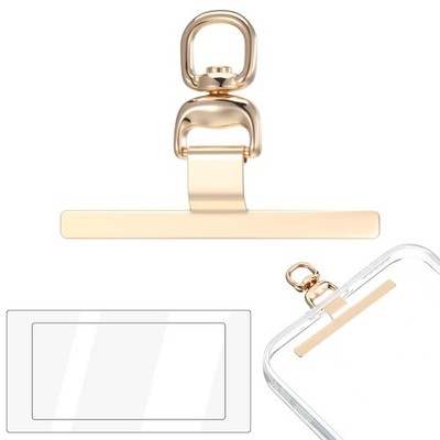 Phone Tether Tab, 360°Rotatable Phone Lanyard Tab Ultra-Thin Stainless Steel ...