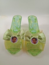 Disney Princess "Tiana" Glittery Jelly Dress up Shoes SLIP ON TODDLER 7"