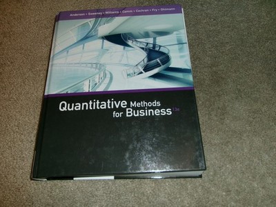 Quantitative Methods for Business - Hardcover, by Anderson David; Sweeney - Good