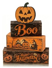 Halloween Pumpkin Decor Indoor, Halloween Table Decorations for Home
