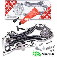 Febi Original Steuerkettensatz FÜR VW Golf 5 6 Audi Seat Skoda 1.4 TSI 1.6 FSI