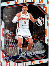 Jade Melbourne 2025 Panini Prizm WNBA Logo Prizm #128 Washington Mystics