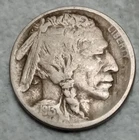 1913 Buffalo Nickel 5C Denver Mint Circulated Copper KM#18 Variety