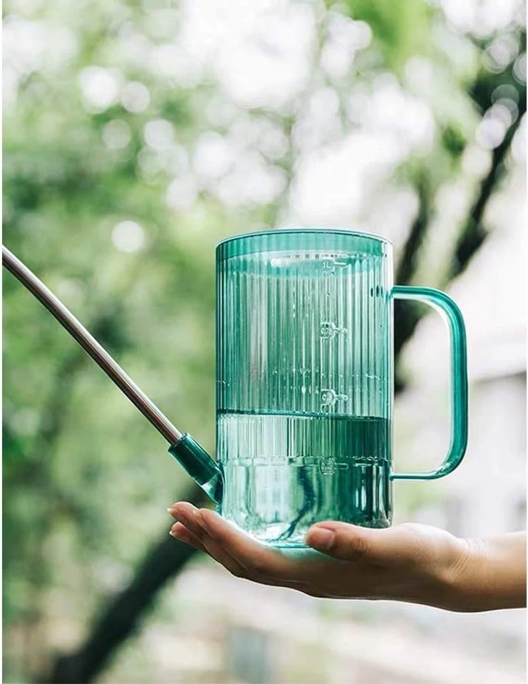 Regadera compacta de 34 oz con caño largo - Ideal para plantas de interior y suculentas Foto 4 de 4