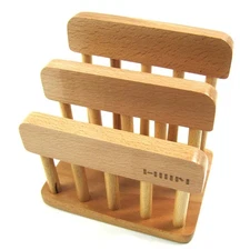 LENITH Wooden Dual Cutting Board Rack Chopping Board Organizer Stand Holder K...