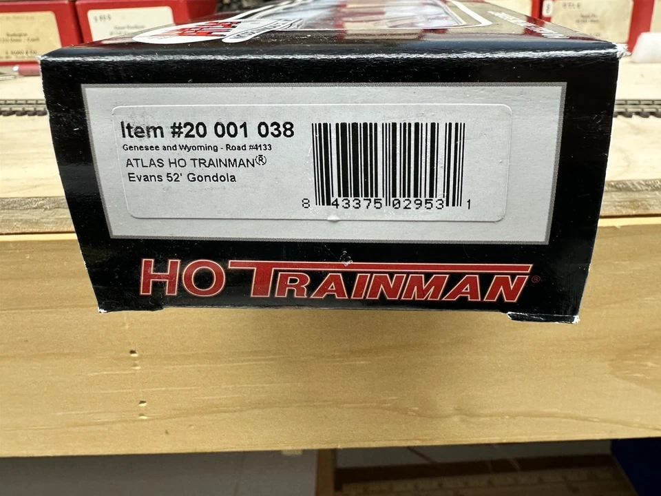 Atlas Trainman Genessee & Wyoming Evan’s 52’ Gondola #4133 NOS - Image 2 of 2