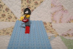 Lego  Vikings Viking Red Chess Bishop  vik032   Minifigure Minifig  B2