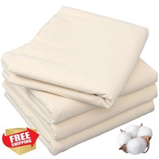 100 Cotton Muslin Fabric Unbleached 63in x 10.9 Yards Medium Weight Bolt