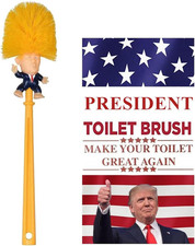 Toilet Brush, Great Gag Gift, Fun Design, Premium Quality Toilet Bowl Brush with