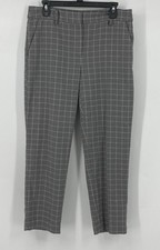 Loft Women’s Size 6 Gray Dress Pants The Riviera Slim Pockets Zip Button