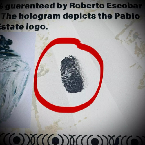 ⭐️ Pablo Escobar Tischfeuerzeug Platte Promi Artikel Al Capone True Crime - Bild 13 von 18