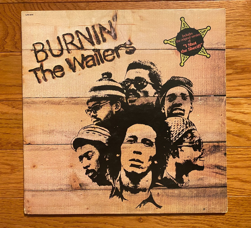 Bob Marley & The Wailers - Burnin' LP Island Records ILPS 9256 1974 Pressing