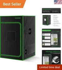 Compact 36-Inch High Reflective Grow Tent - Easy Install for Indoor Gardening