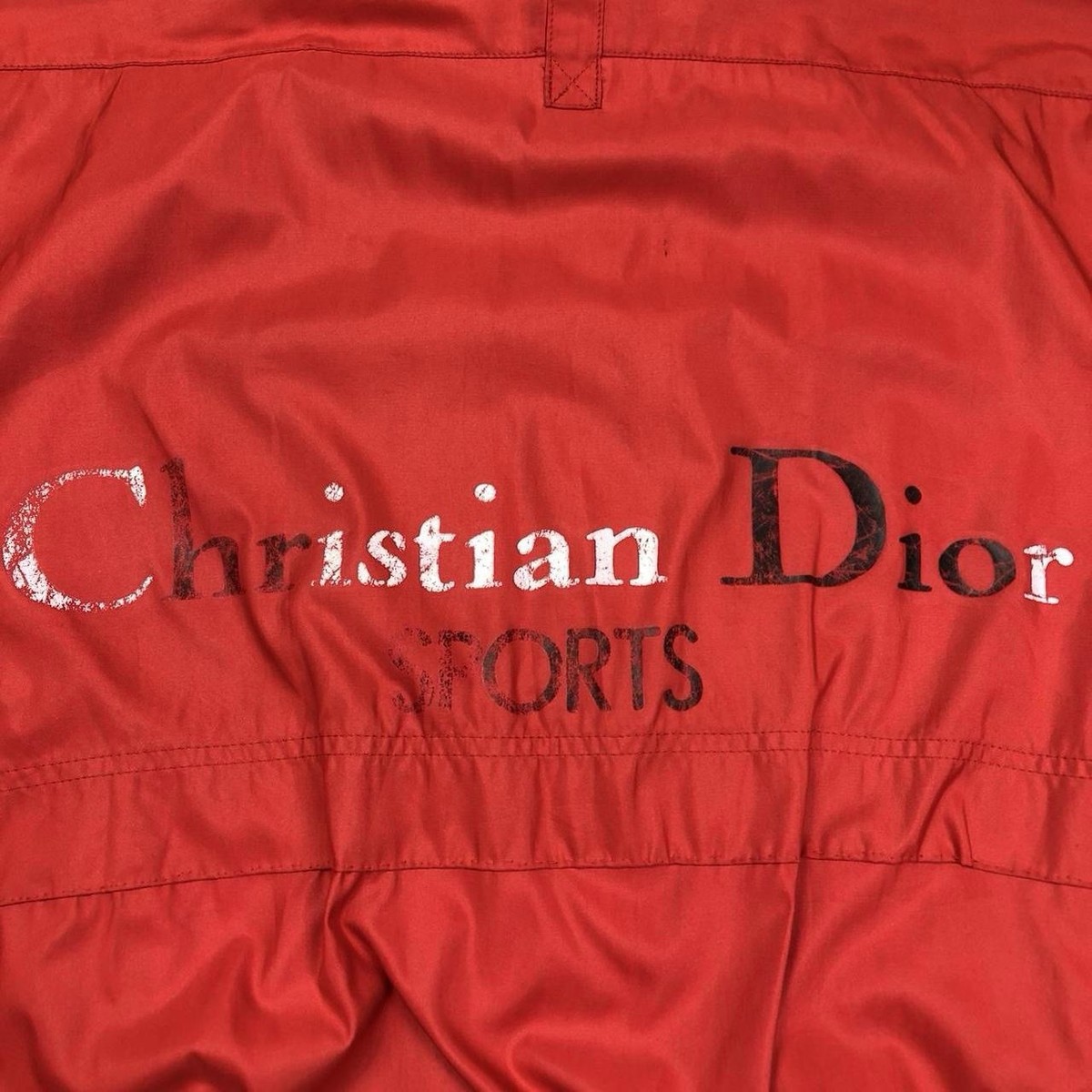 Vintage Christian Dior Sports Bomber Jacket Full Zip Spellout