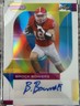 2023 Leaf Vivid Brock Bowers #BA-BB2 White Prismatic /6 (AU, RC)