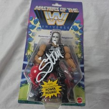 Exclusive Wwe Masters of the Universe Sting Action Figure Signed Autograph  CJW
