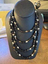 FLORENCE BY J FRANCIS VINTAGE BEADS NECKLACE 68 Inches Long!!