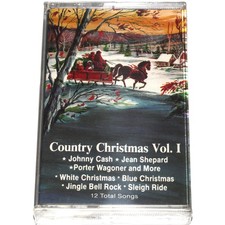 Country Christmas Vol. 1 Cassette Tape 1990 Holiday Music NEW SEALED