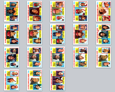  1984 Topps League Leaders   Complete 18 Card Set   Ryan Brett Seaver   #701 718