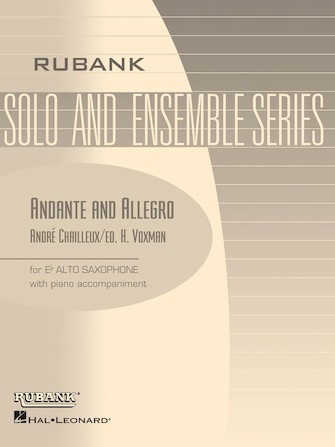 Andante and Allegro Alto Saxophone Solo with Piano - Grade 4