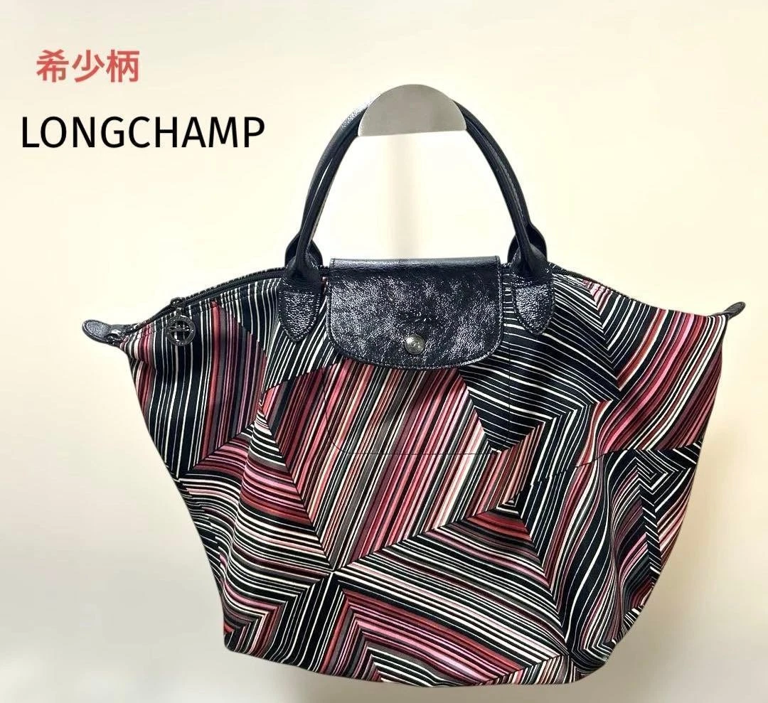 Longchamp 条纹包和女士手提包| eBay