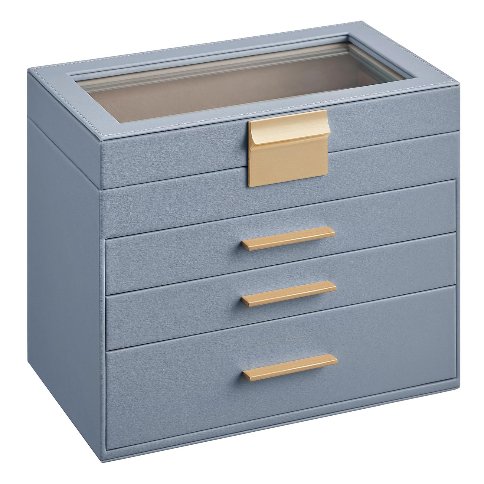 ШКАТУЛКА ДЛЯ УКРАШЕНИЙ SONGMICS 4-СЛОЙНЫЙ ОРГАНАЙЗЕР ДЛЯ УКРАШЕНИЙ 3 ВЫДВИЖНЫХ ЯЩИКА UJBC161Q01 - СИНИЙ 7490₽