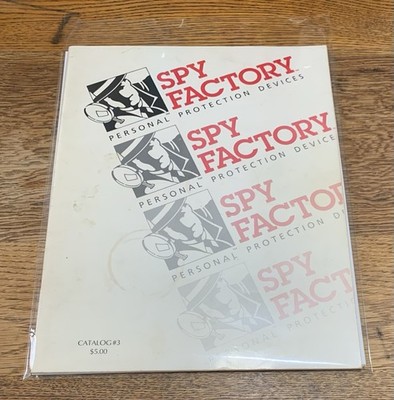 Vintage SPY FACTORY Personal Protection Device Catalog Illustrated Descriptions