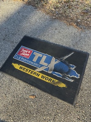Tony Lama Boots Floor Mat Store Retail Display PROMO TLX Performance Western