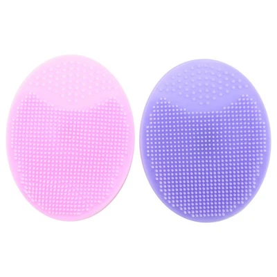 2 Stücke Spa Silikon Schönheit Waschen Pad Haut Peeling Reinigung Pad Wasch7300 - Bild 1 von 4