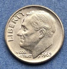 1962 Roosevelt Silver Dime ~ Philadelphia Mint ~ 90% Silver Uncirculated