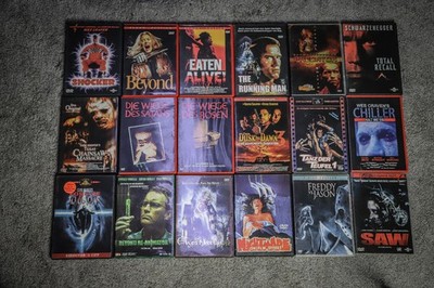 Limited Edition Horror DVDs FSK18, wie neu, Auswahl, kaufe 5 + 1 gratis dazu