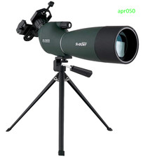 SV28 25-75x70mm Spotting Scope w/ Tripod Phone Adapter, Waterproof