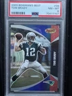 ⭐️ TOM BRADY 2003 BOWMANS BEST REFRACTOR #34 PSA 8 NM-MT GRADED CARD PATRIOTS🔥