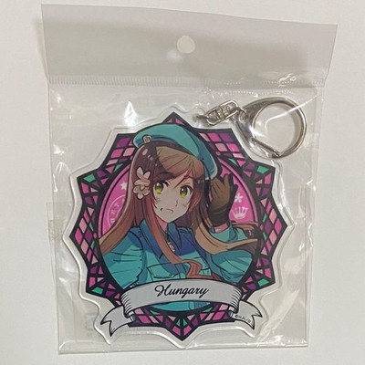 Hetalia Axis Powers Big Acrylic Keychain Hungary Original Art