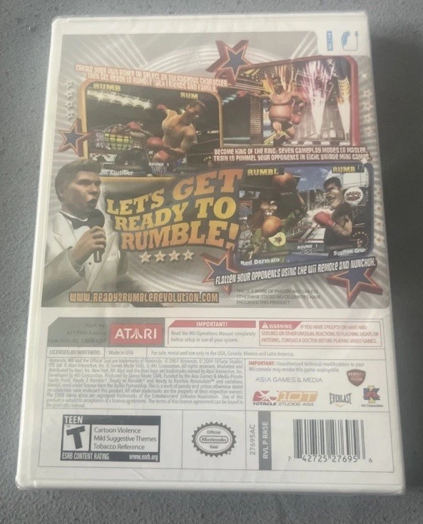 Ready 2 Rumble Revolution Nintendo Wii, 2009 BRAND NEW Factory Sealed Video Game - Image 2 of 2