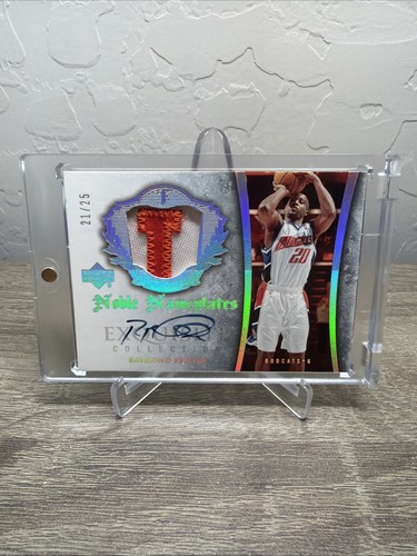 2006-07 Exquisite Raymond Felton Noble Nameplates Game Used Patch Auto /25