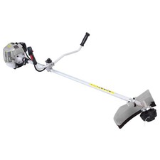 Heavy Duty 52CC 51.7cc Petrol Brush Cutter Grass Trimmer W/ Shoulder Strap Grey