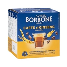 Ginseng Coffee Caffè Borbone - 16 Capsules Compatible DOLCE GUSTO Of 7g