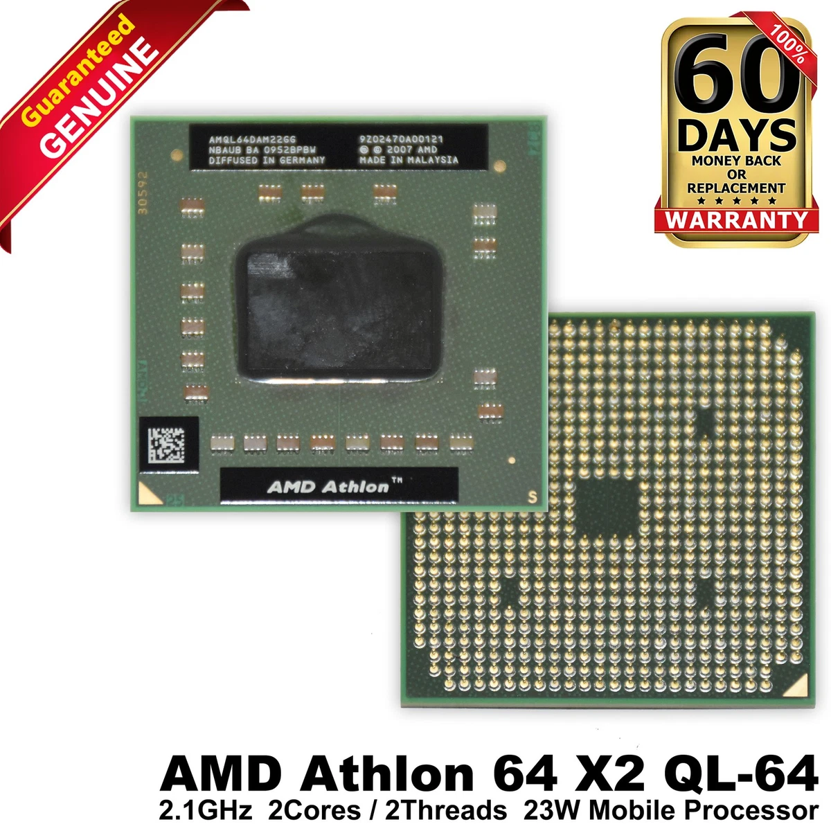 AMD Athlon 64 X2 Socket S1 Computer Processors (CPUs) for sale | eBay