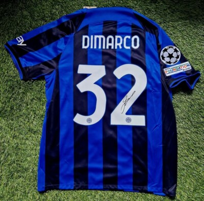 Maillot Match Porté Par Di Marco – Inter Milan 2023/24 – Nike – Taille M – Numéro 32 – Équipement Extérieur