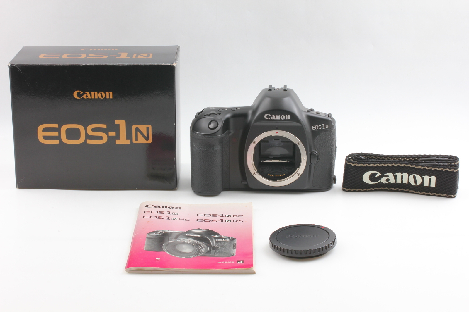 [Near MINT in Box w/ Strap] Canon EOS-1N 1N SLR Film Camera Body From JAPAN