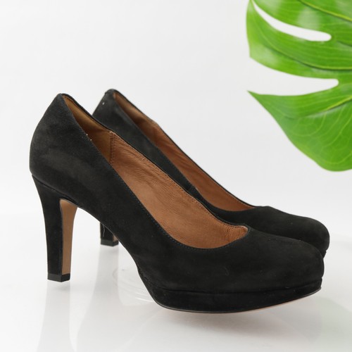Clarks Women's Delsie Bliss Pump Size 8.5 Black Suede High Heel Platform  Shoe | eBay