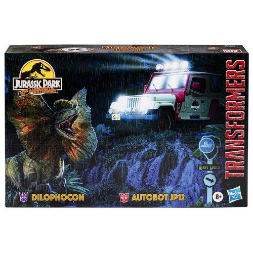 Jurassic Park x Transformers Dilophocon & Autobot JP12 Figures Mash-Up Pack ... - Picture 2 of 9