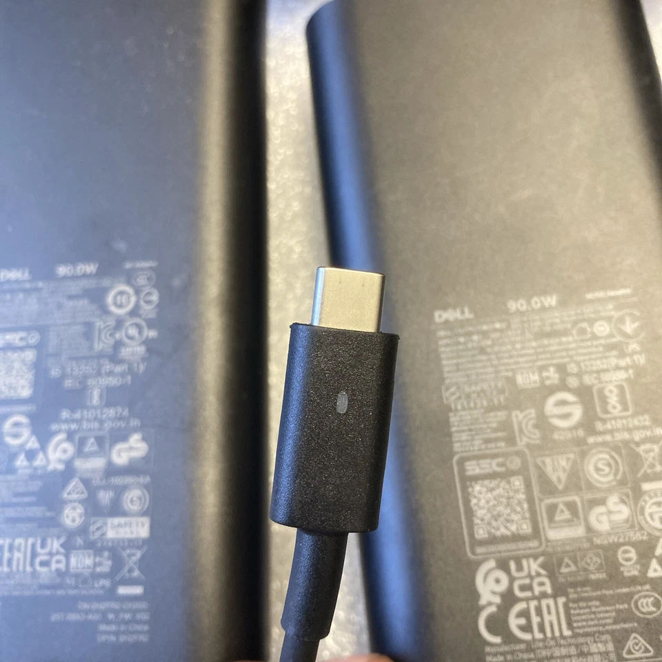 Lot 10x OEM Original Dell 90W Type-C DA90PM170 LA90PM170 Charger With Power Cabl - Image 4 of 4