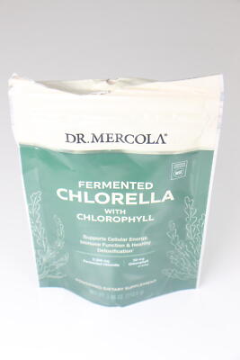 3 PACK Dr Mercola Fermented Chlorella Chlorophyll Powder 3.96Oz BESTBY 10/25 U50