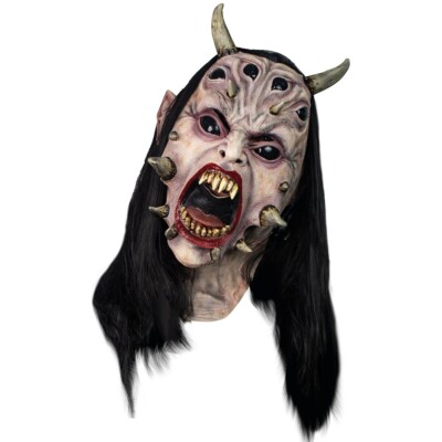 Ghoulish Productions Jorogumo Adult Latex Long Neck Mask Horror Mythical Monster