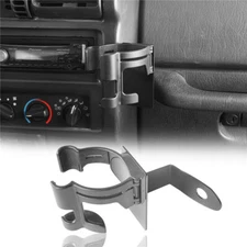 Universal Drink Cup Holder Phone Mount Rack Bracket For 97-06 Jeep Wrangler TJ
