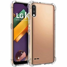 Funda para LG K22/K22+ Plus, Cubierta Trasera Flexible TPU Silicona Transparente a Prueba de Golpes