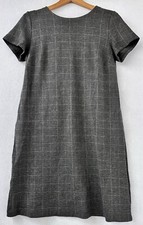 Loft Dress Summer Short Sleeves Women’s Medium Black Gray Office Business