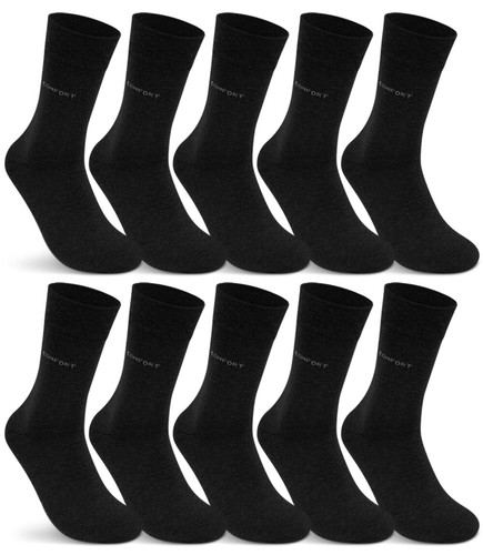 Calcetines diabéticos Comfort sin goma 5-10 pares algodón sin costuras hombre mujer - Imagen 2 de 47